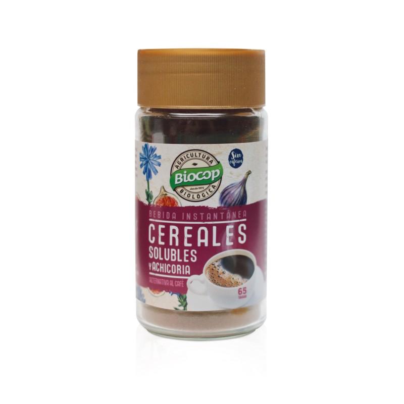 Café aux céréales, figues et chicorée bio Biocop, 100 g.