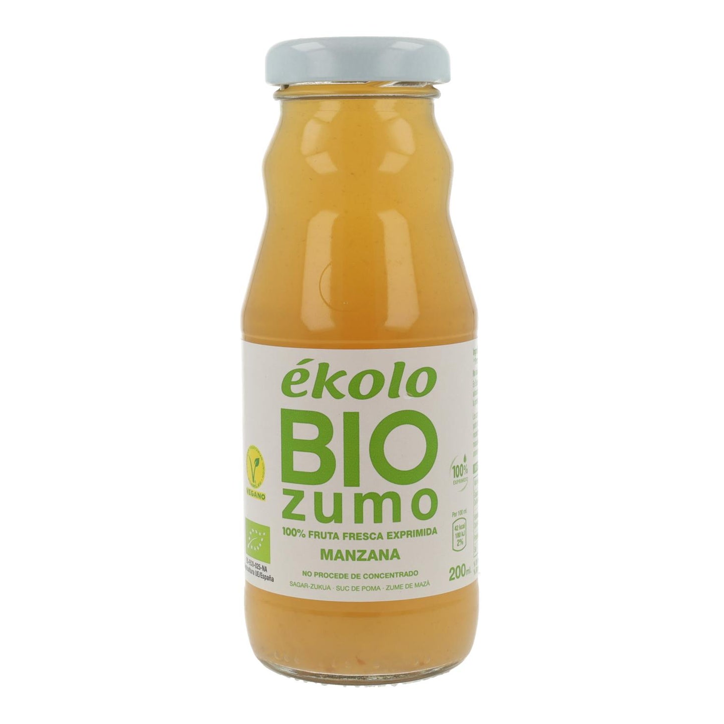 Bio-Apfelsaft, 100 % frisch gepresst Ékolo 200 ml