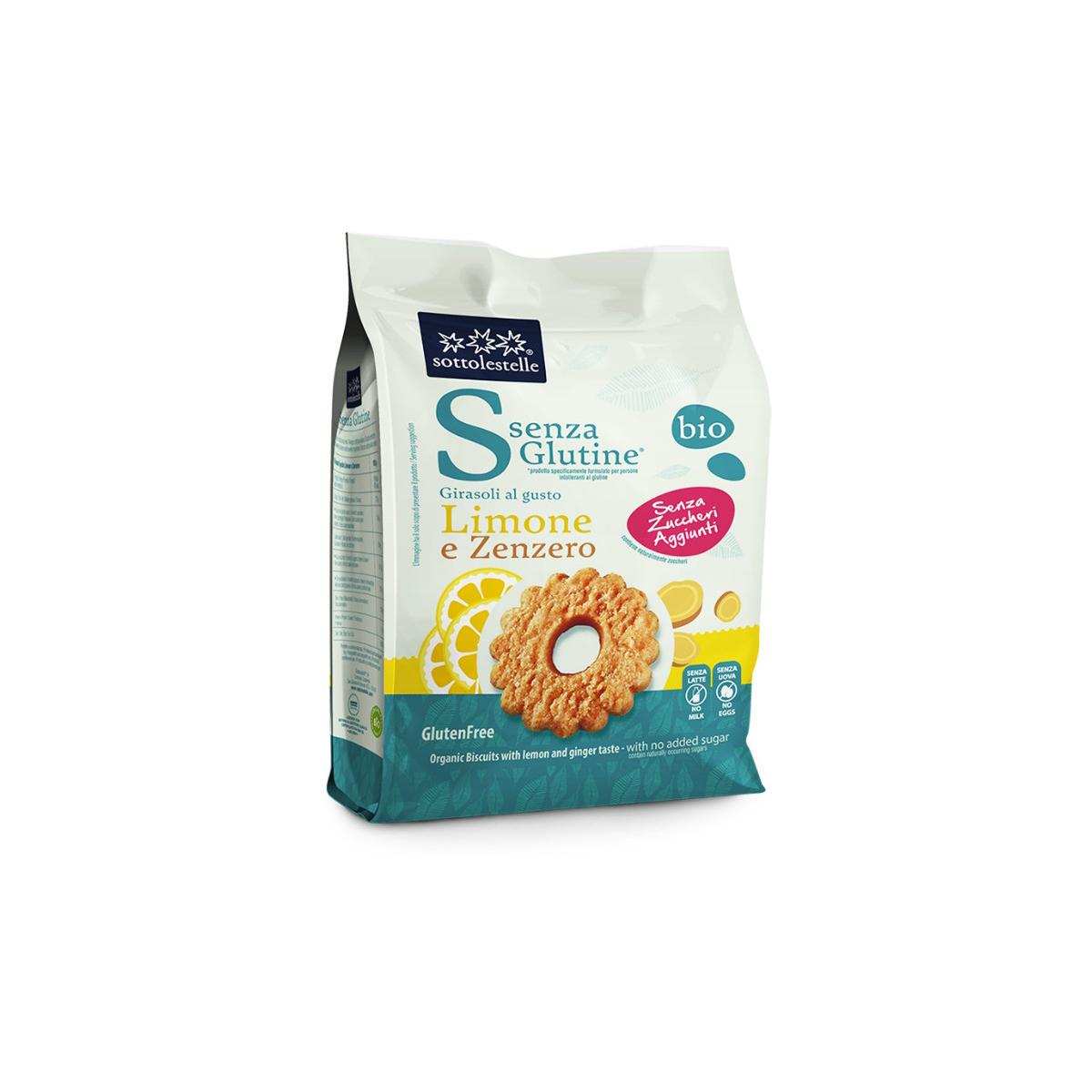Zuckerfreie Ingwer-Zitronen-Kekse  glutenfrei Sotto 250 g