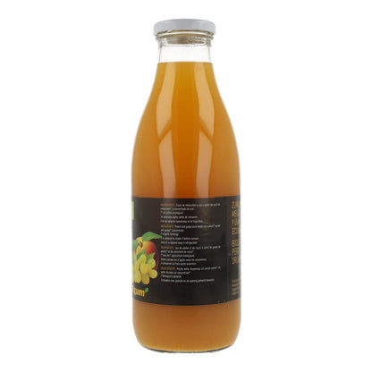 Jus de pêche et de raisin bio Delizum 1L
