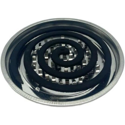 Spirale anti-moustiques à la citronnelle avec support métallique 10 unités Roura