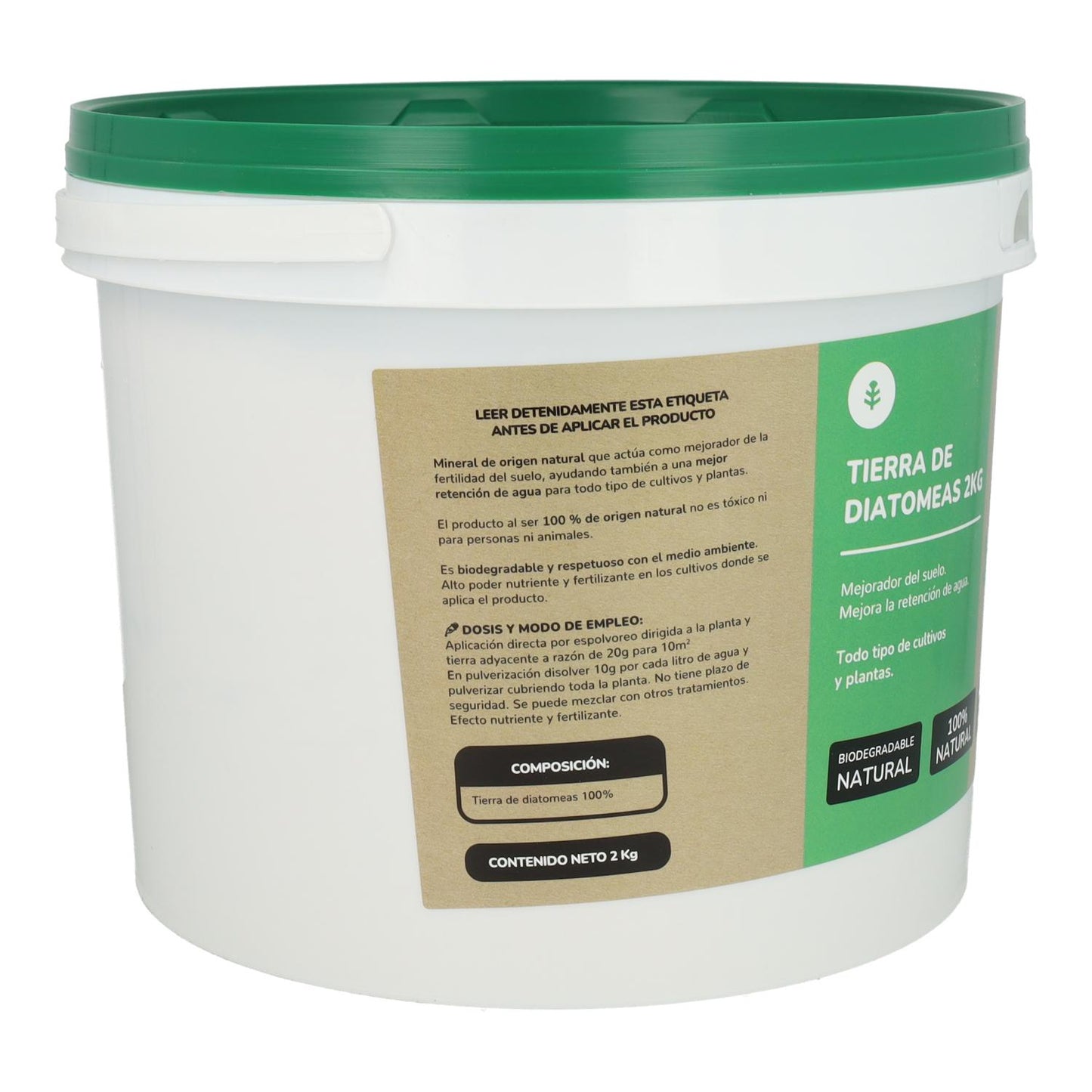 Lot de 3 terre de diatomées Planeta Huerto 2 kg