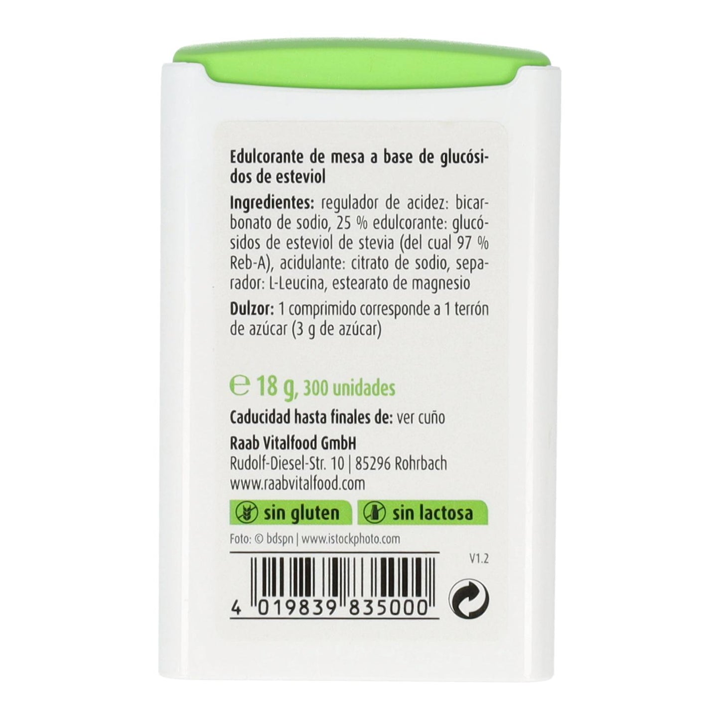 Stevia Premium in compresse Raab, 300 compresse