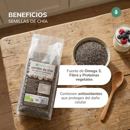 Pack 2x ECO Planet Garden ECO graines de chia 500 g