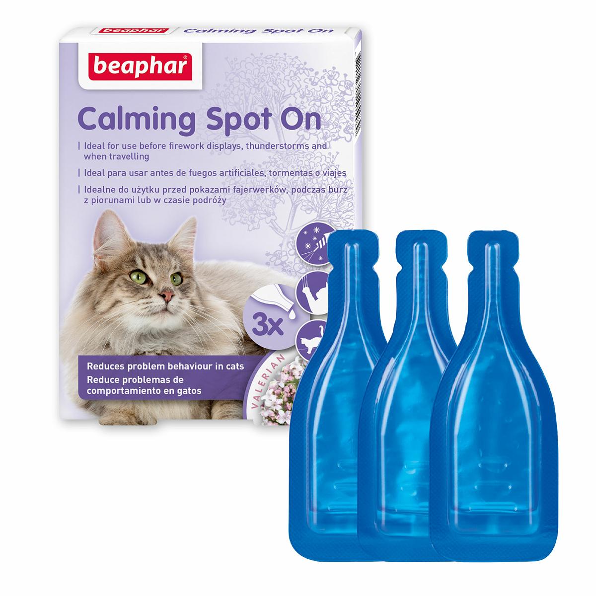 Calming Spot On  Kalmerende pipetten voor katten Beaphar 3x0,4 ml