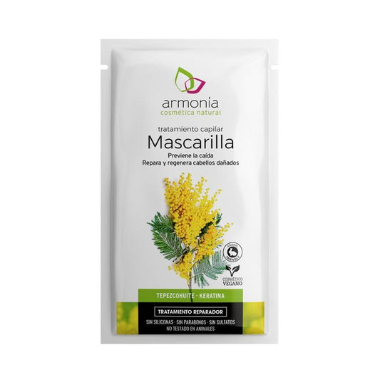Maseczka do włosów Tepezcohuite Armonía Cosmética natural 15 g