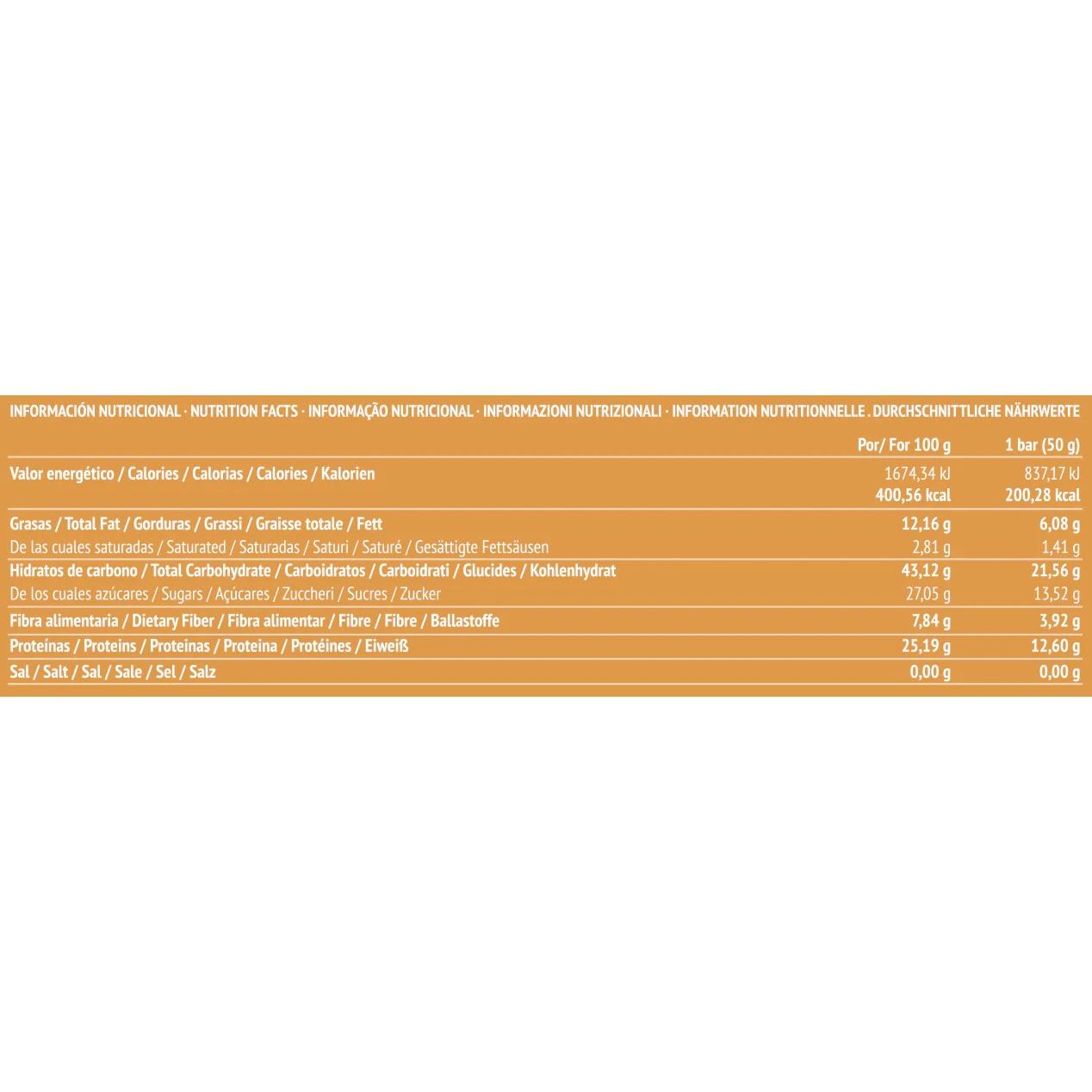PaleoBull Energieriegel mit Datteln, Mandeln, Chia und Orange, 50 g