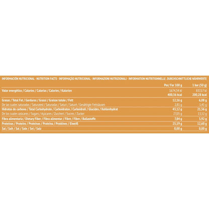 PaleoBull Energieriegel mit Datteln, Mandeln, Chia und Orange, 50 g