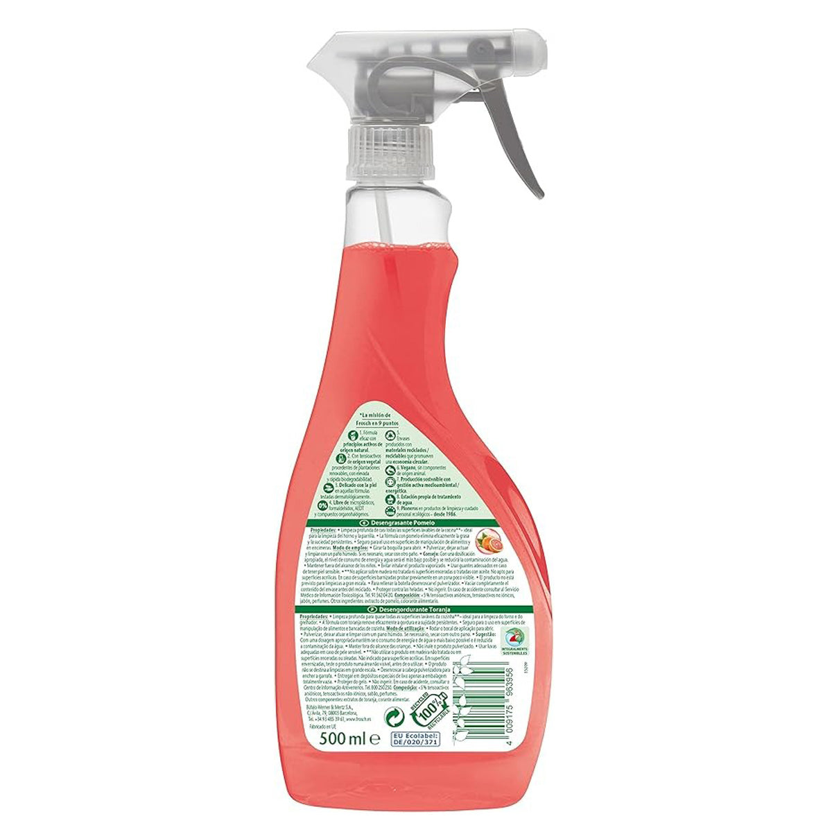 Dégraissant au pamplemousse Frosch 500 ml