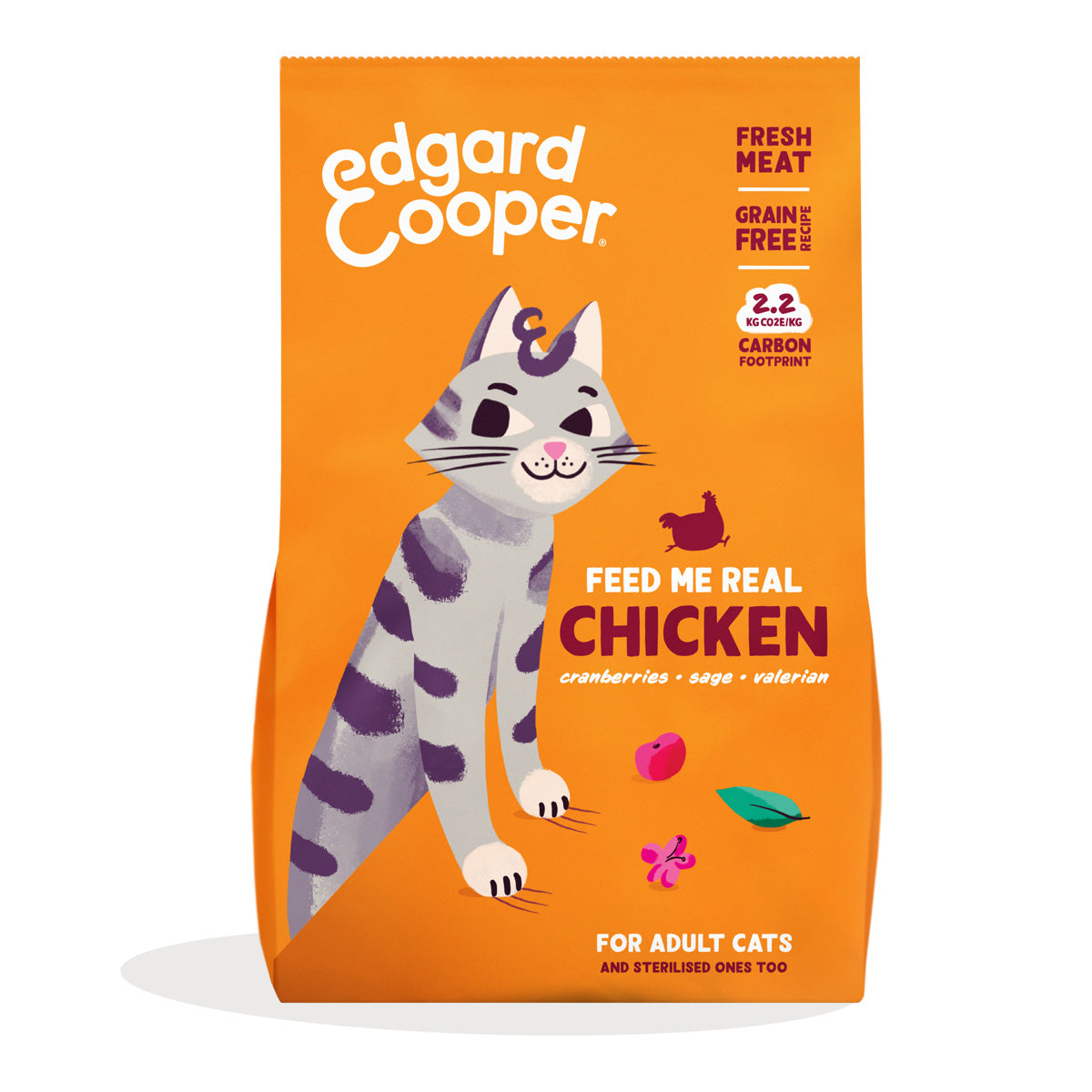 Katzenfutter Edgard & Cooper Frisches Freilandhuhn 4 kg