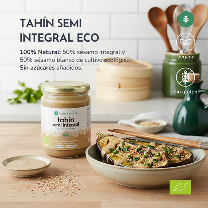 Semi Wholemeal Tahini ECO Planeta Huerto 350gr