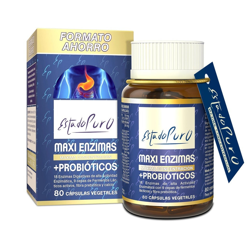 Maxi Enzyme mit Probiotika, Tongil, 80 pflanzliche Kapseln