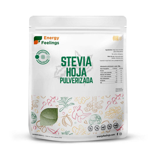 Feuilles de stévia en poudre, sachet de 1 kg