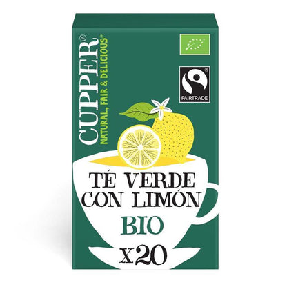 Tè verde al limone biologico Cupper 20 bustine