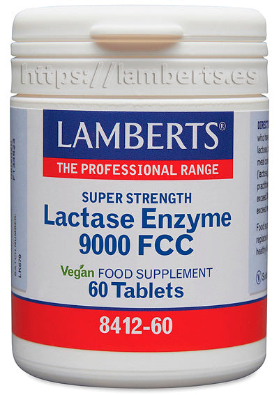 Lactase spijsverteringsenzym in tabletten Lamberts 350 mg