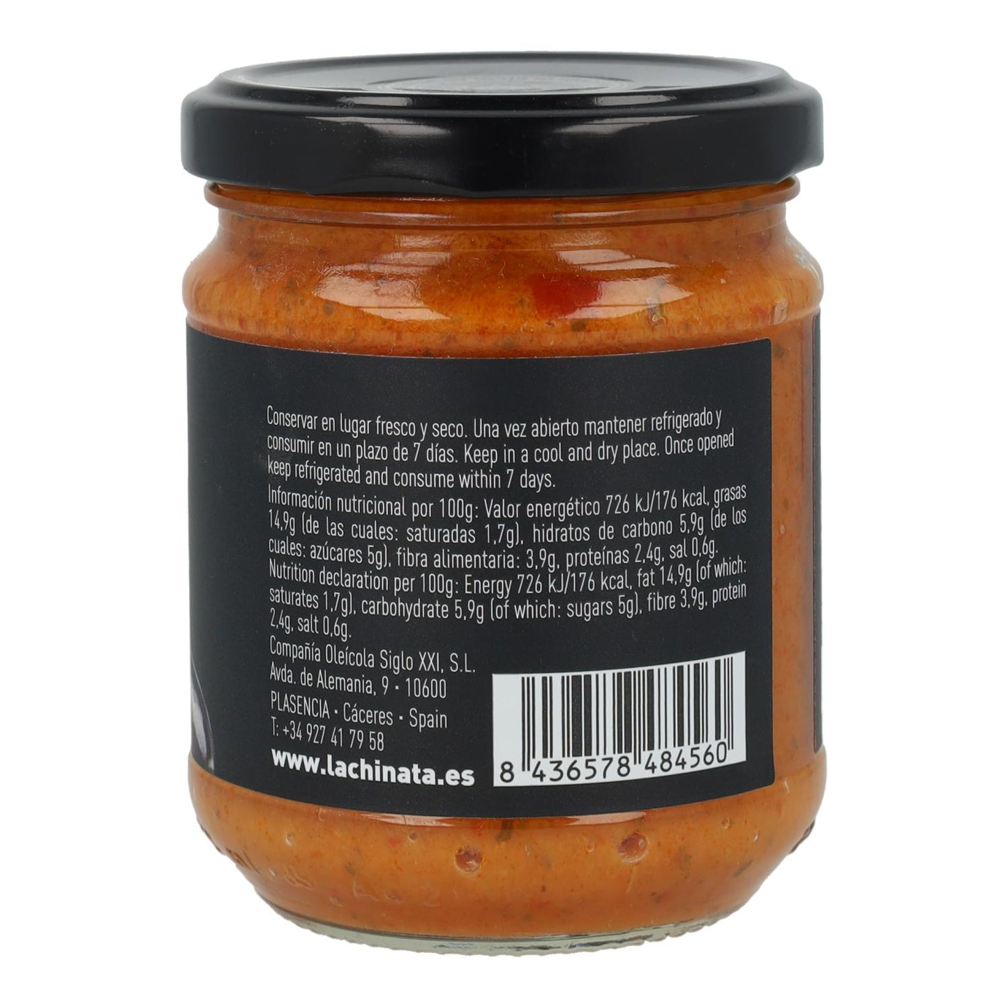 Crème de poivrons et d'aubergines La Chinata 180 g