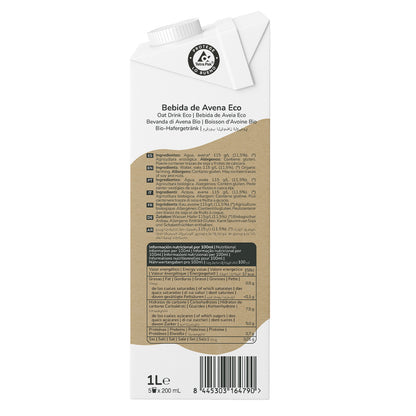 Pack 12 x bebida de avena ECO Planeta Huerto 1L