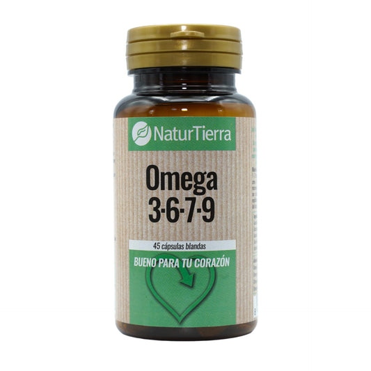 Omega 3, 6, 7, 9, 45 kapsułek miękkich. NaturTierra