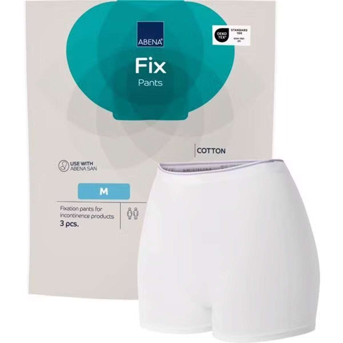 Fix Pants Cotton incontinence Abena taille M 3 unités