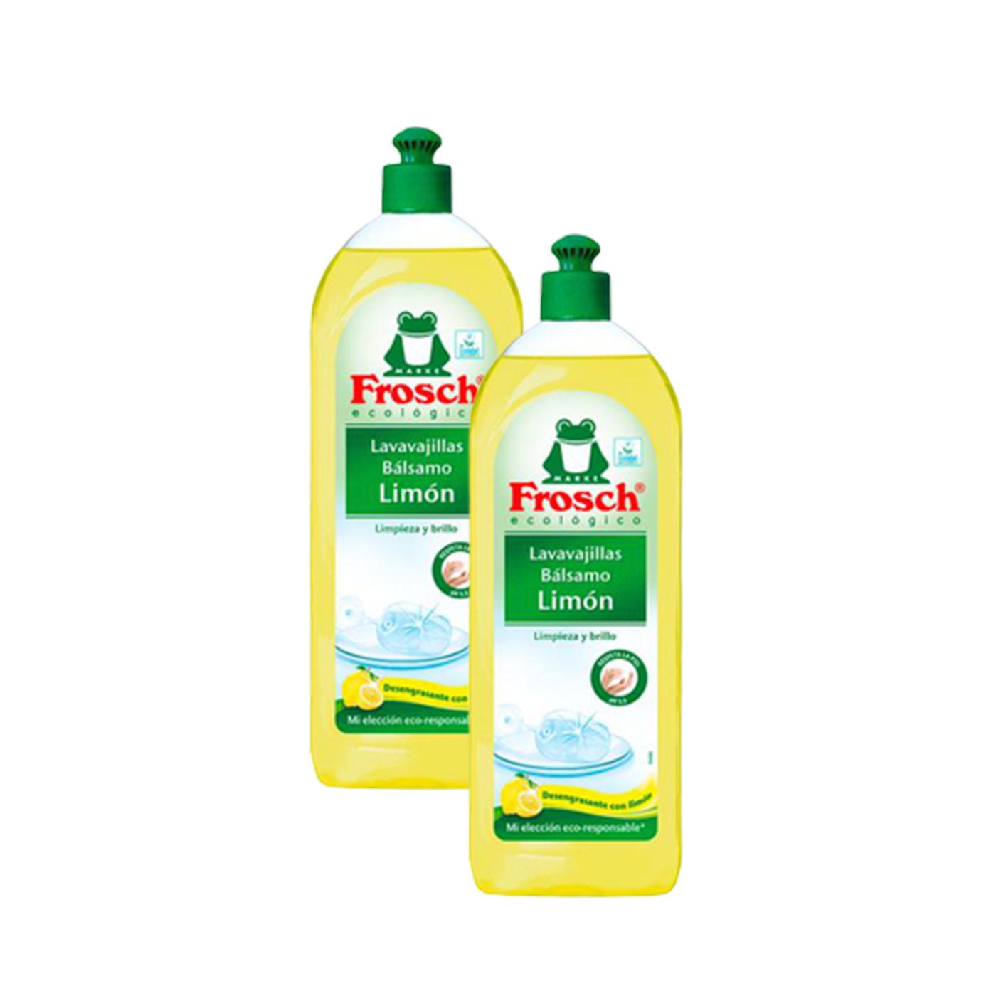 Confezione da 2 detersivi per lavastoviglie al limone Eco Frosch 750 ml