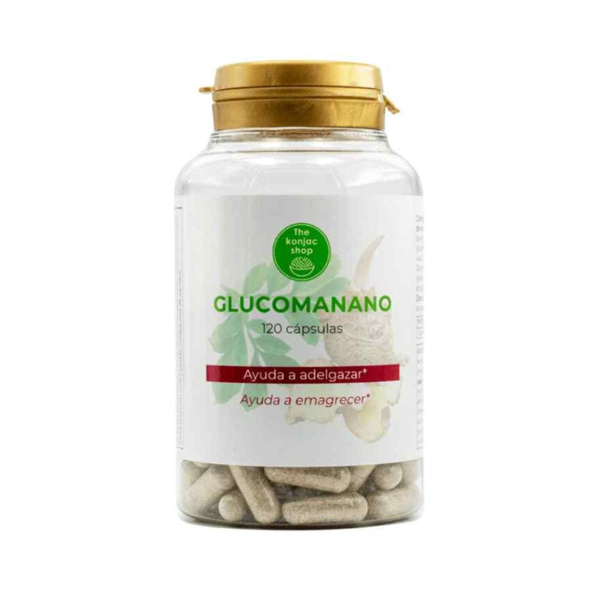 Glucomannan-kapslar för viktminskning The Konjac Shop 78 g