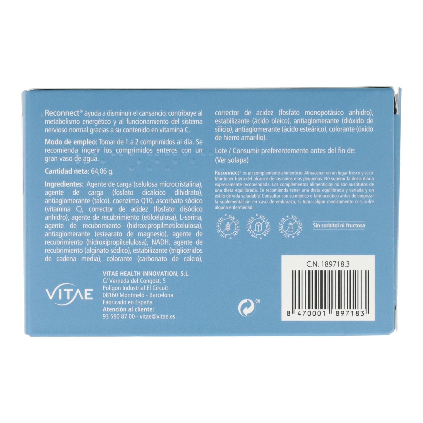Reconnect Vitae 90 tablets