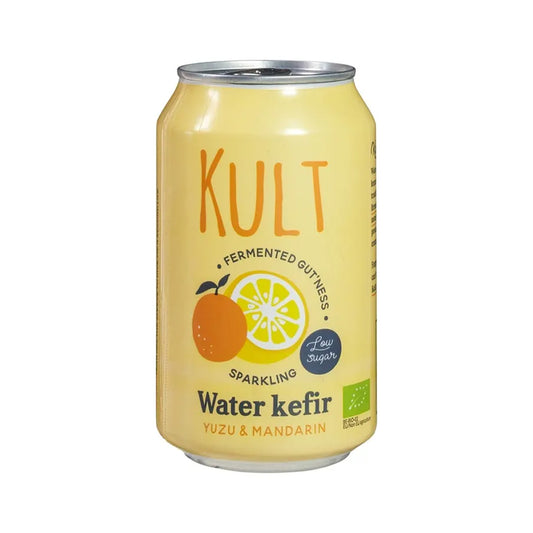 Eau de kéfir KULT Yuzu et Mandarine 330 ml