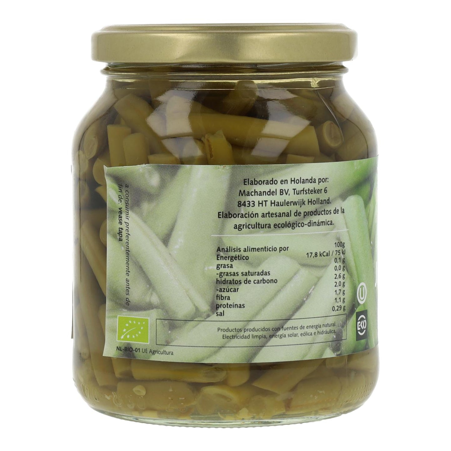 Haricots verts biologiques Machandel 340 g