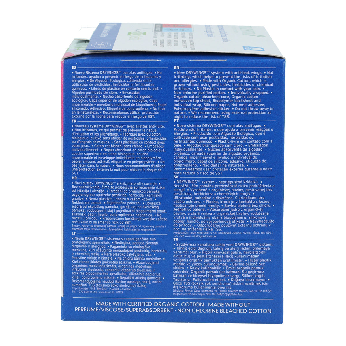 Ultra nattbindor 100 % bomull Masmi 10 st