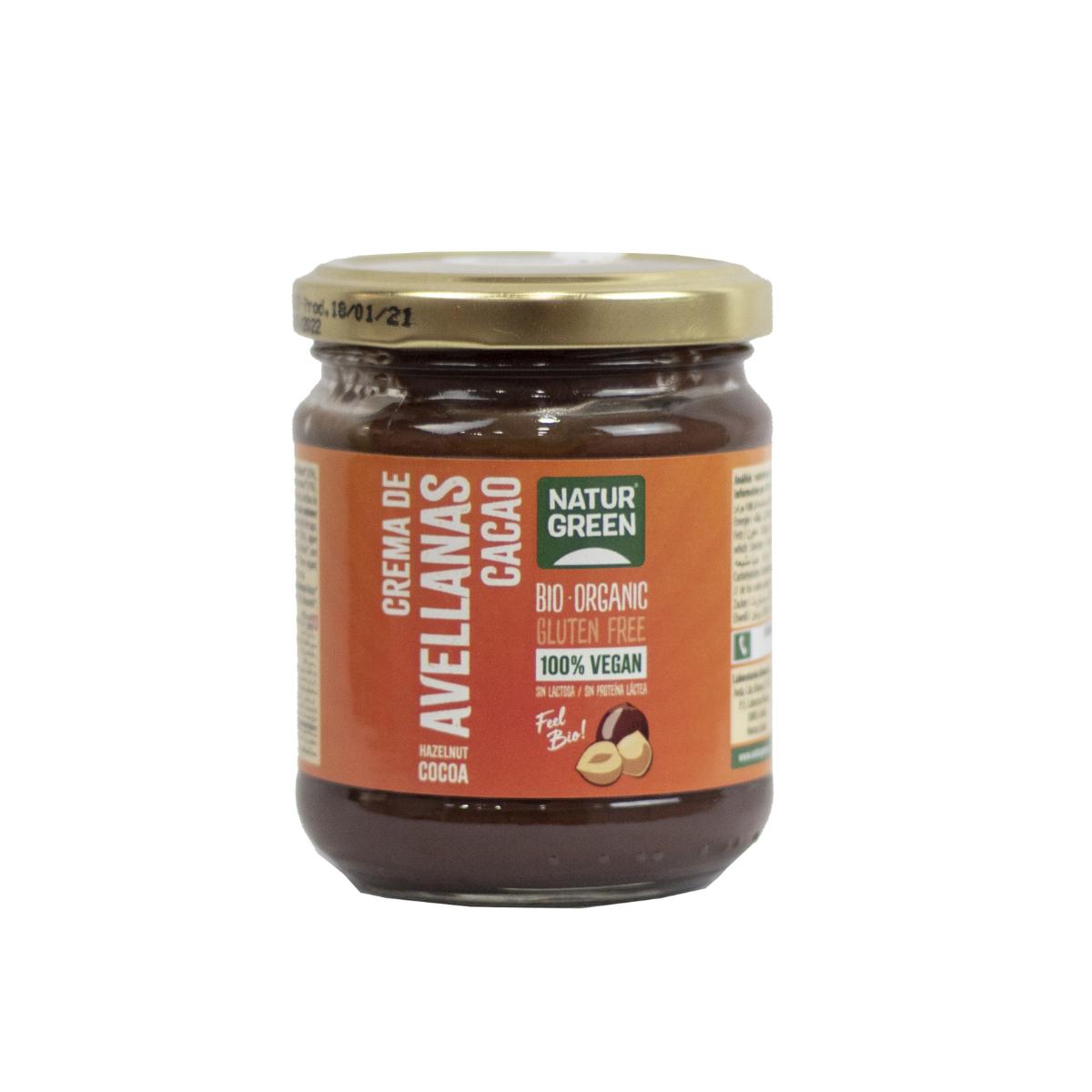 Crème noisette et cacao Naturgreen, 200 g