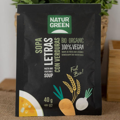 Soupe aux légumes bio Naturgreen, 40 g