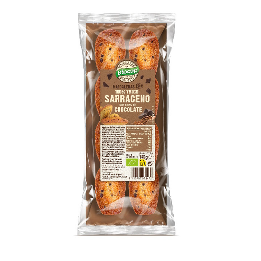 Buchweizenmuffins mit Schokoladenstückchen Biocop 180g