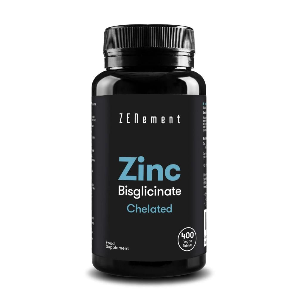 Zinc 25 mg (Bisglycinate) high dosage zenement 400 Tablets