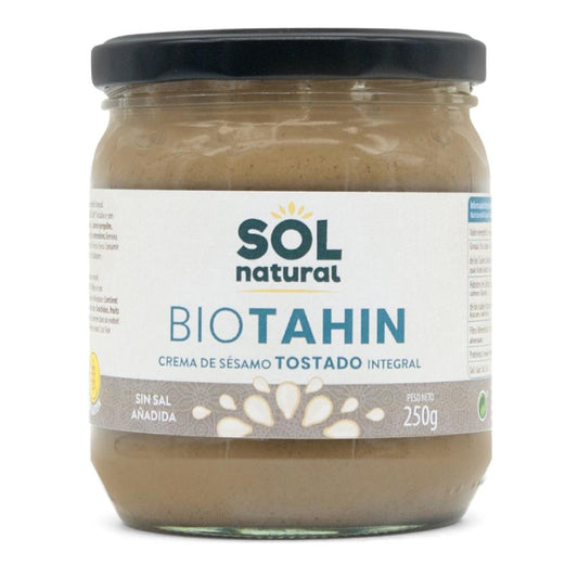 Tahin integrale tostato senza sale Sol Natural 250 g