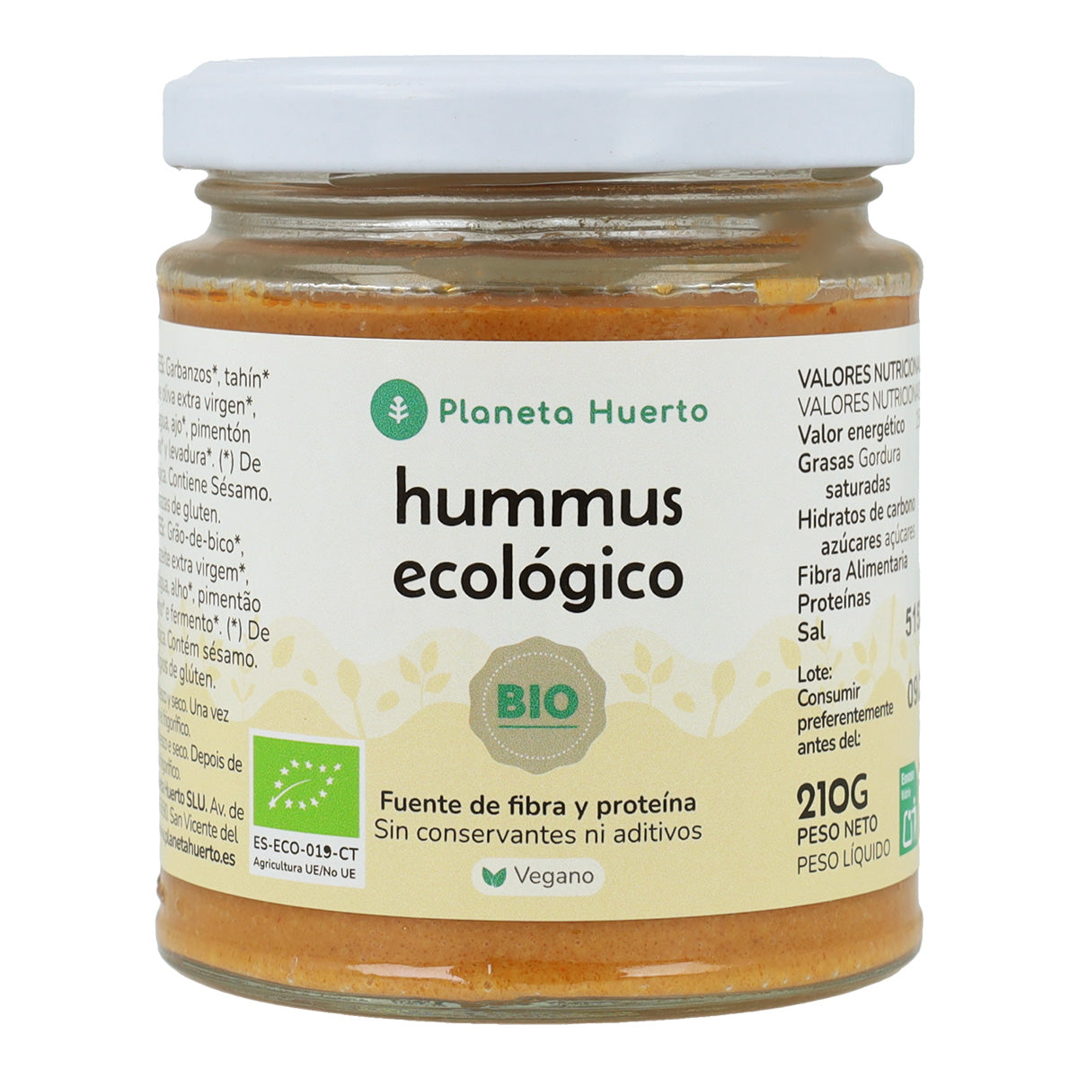 Houmous ECO Planeta Huerto 210 g