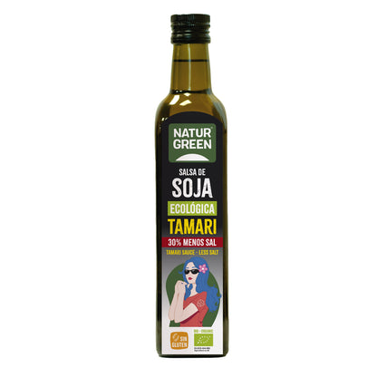 Tamari à teneur réduite en sel bio NaturGreen 500 ml