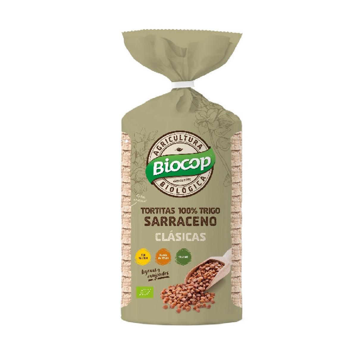 Opakowanie 12x naleśniki 100% kasza gryczana Biocop 100 g