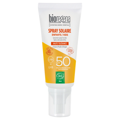 Zonnebrandcrème voor kinderen SPF50 in spray Bioregena 90 ml