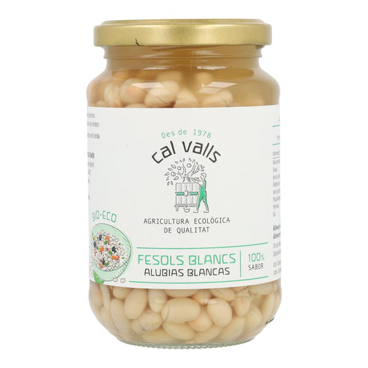 Haricots blancs cuits biologiques Cal Valls 350 g