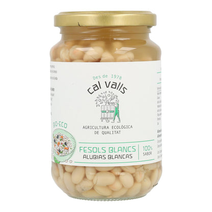 Haricots blancs cuits bio, Cal Valls, 700 g