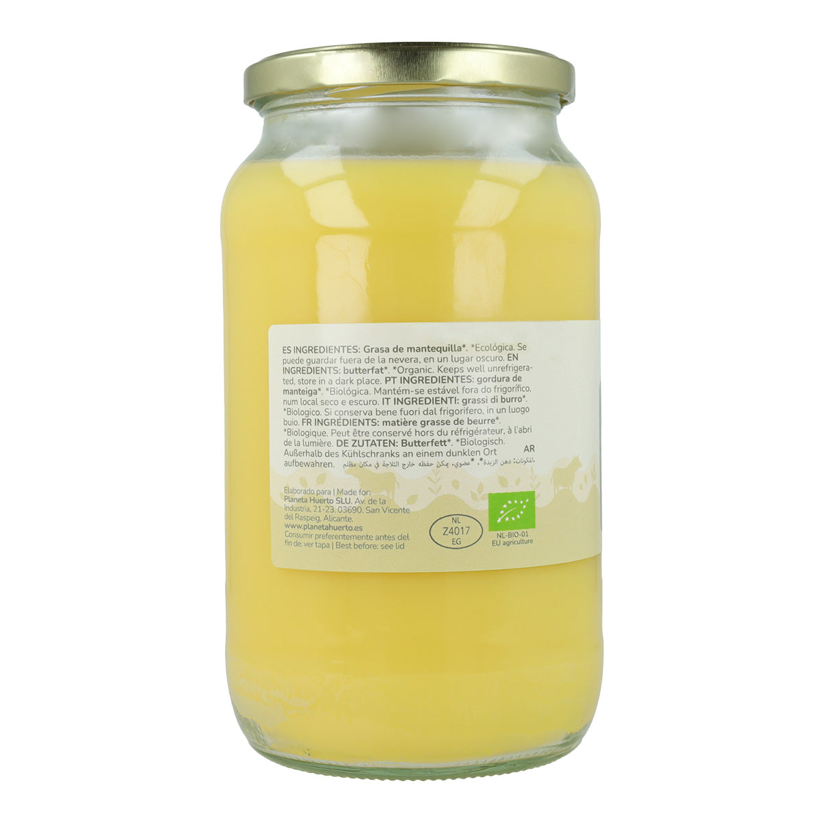 Beurre clarifié Ghee ECO Planeta Huerto 850 g