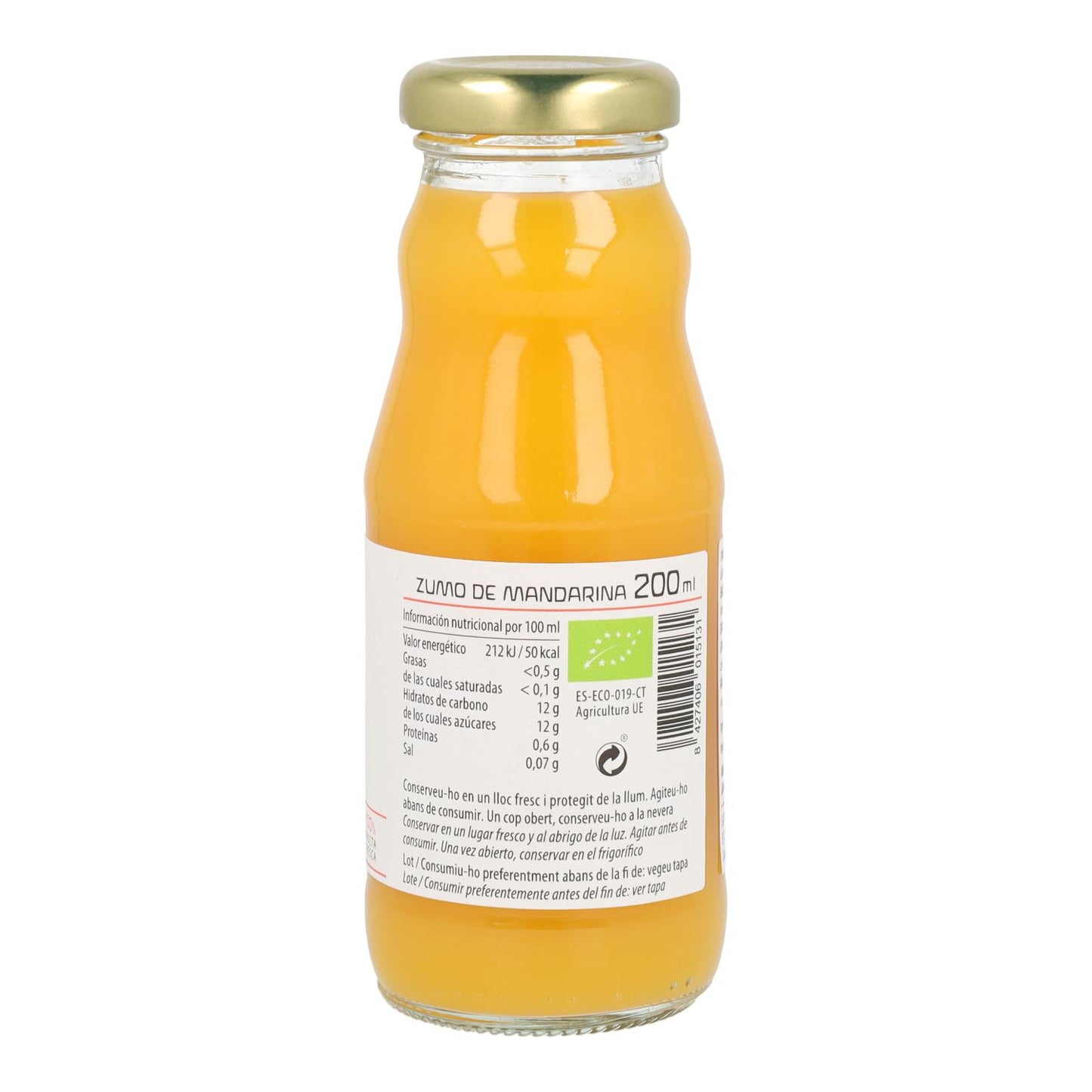 Zumo de Mandarina ECO Cal Valls 200 ml