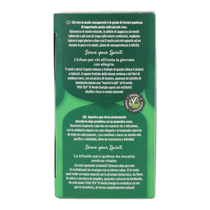 Thé vert Yogi Tea BIO Energy, 17 sachets