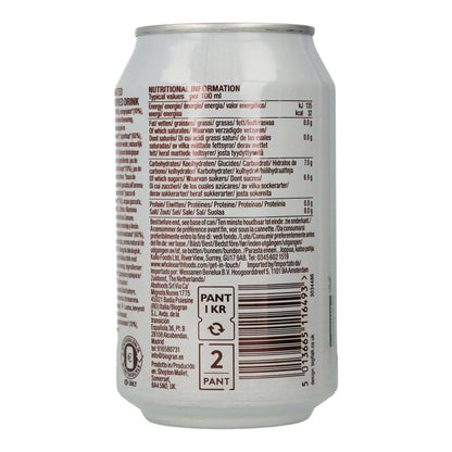 Pack of 6 Organic Orange and Lemon Soft Drinks, 330 ml. Whole Earth