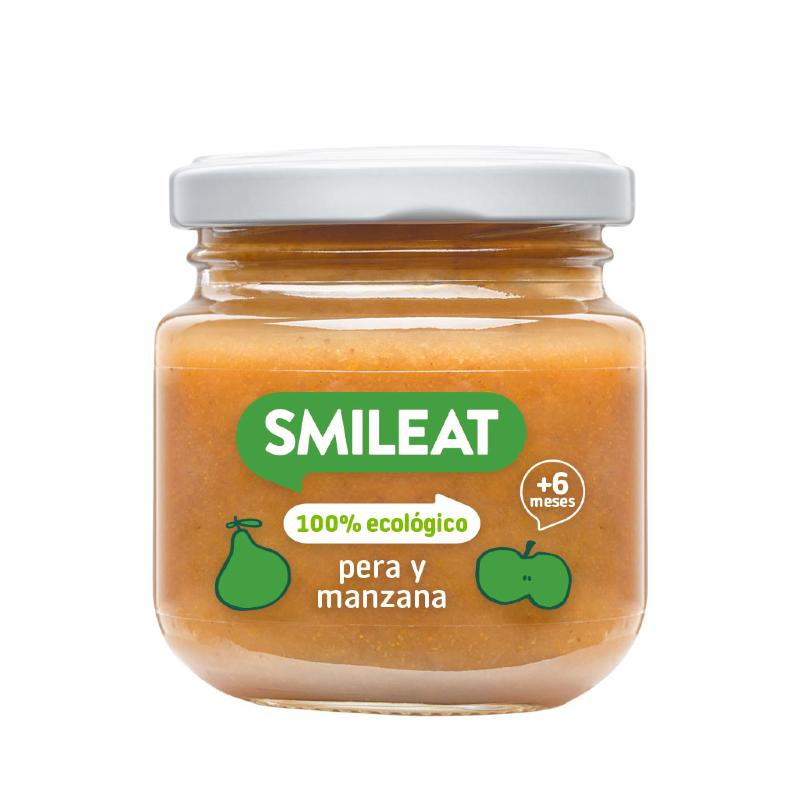 Vasetto BIO pera e mela +6 mesi Smileat 130 g