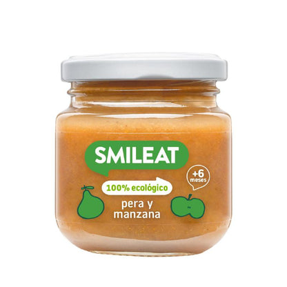 Vasetto BIO pera e mela +6 mesi Smileat 130 g