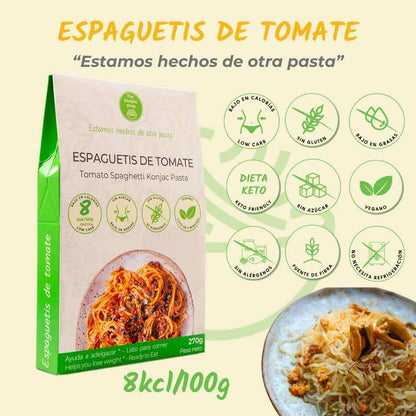 Konjac Tomato Spaghetti The Konjac Shop 270 g