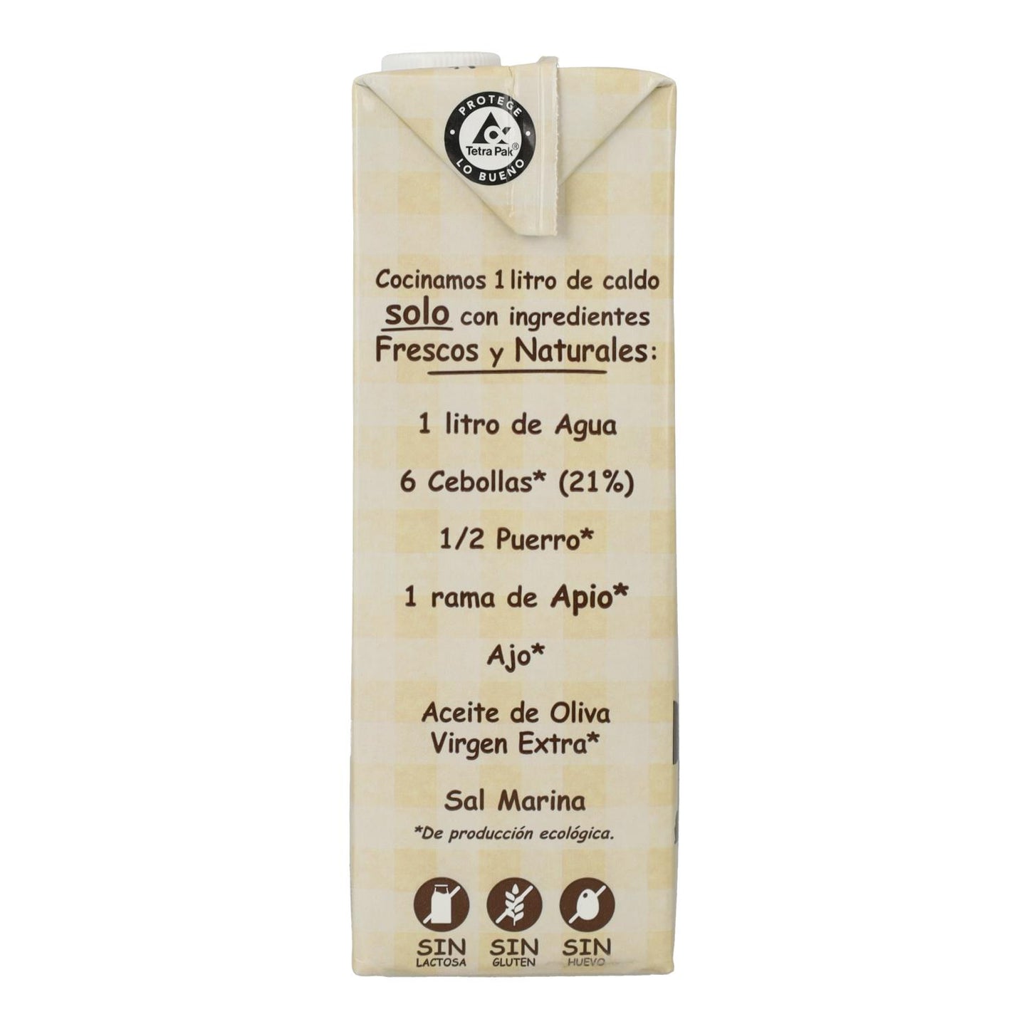 Bouillon d'oignon naturel biologique Aneto 1L