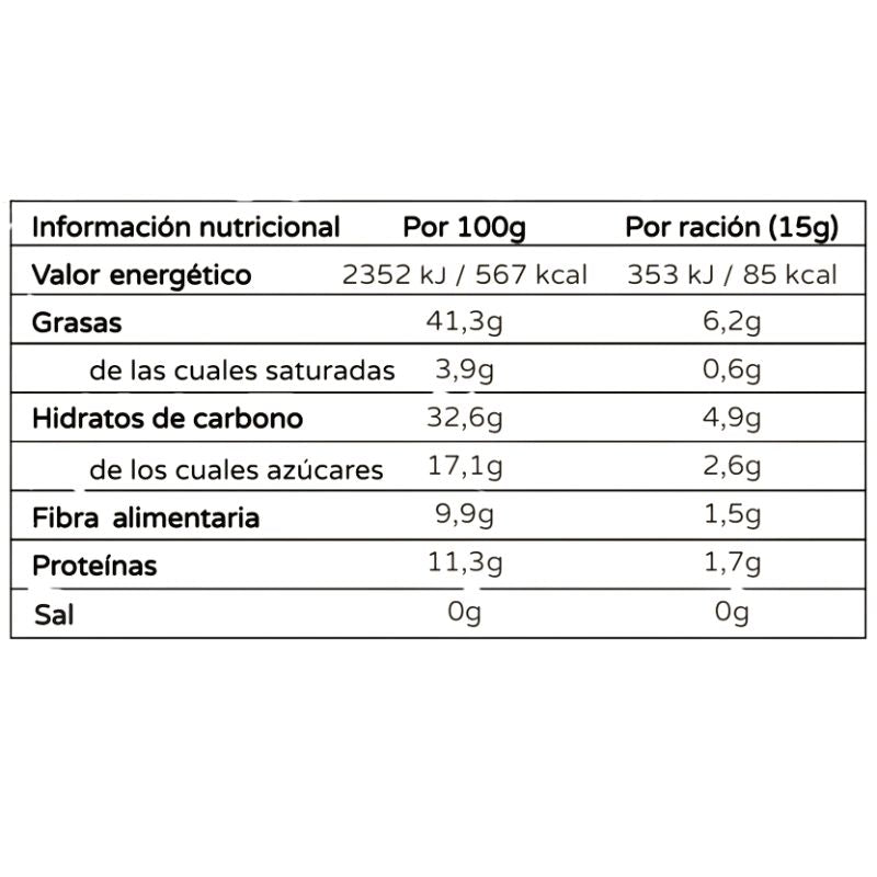 Crème de cacao et noisette 55 % Solo Nuts 200 g