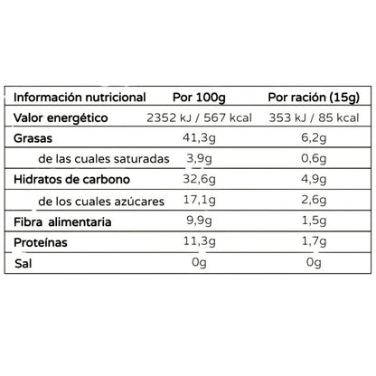 Crème de cacao et noisette 55 % Solo Nuts 200 g